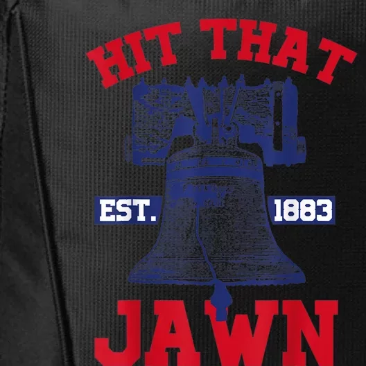 Hit That Jawn - Philadelphia Philly Baseball Funny Saying City Backpack