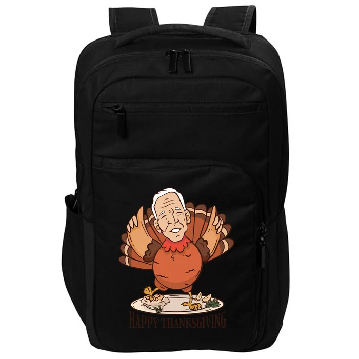 Happy Thanksgiving Joe Bide Turkey Impact Tech Backpack