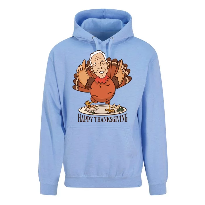 Happy Thanksgiving Joe Bide Turkey Unisex Surf Hoodie