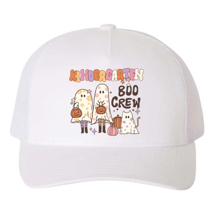 Halloween Teacher Kindergarten Boo Crew Yupoong Adult 5-Panel Trucker Hat