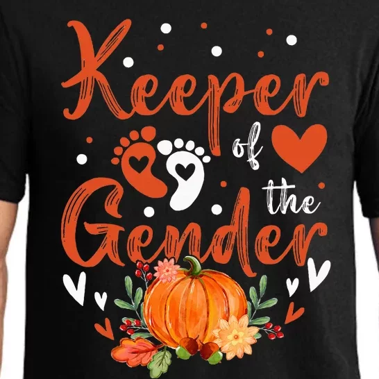 Halloween Thanksgiving Keeper Of The Gender Reveal Baby Cute Pajama Set