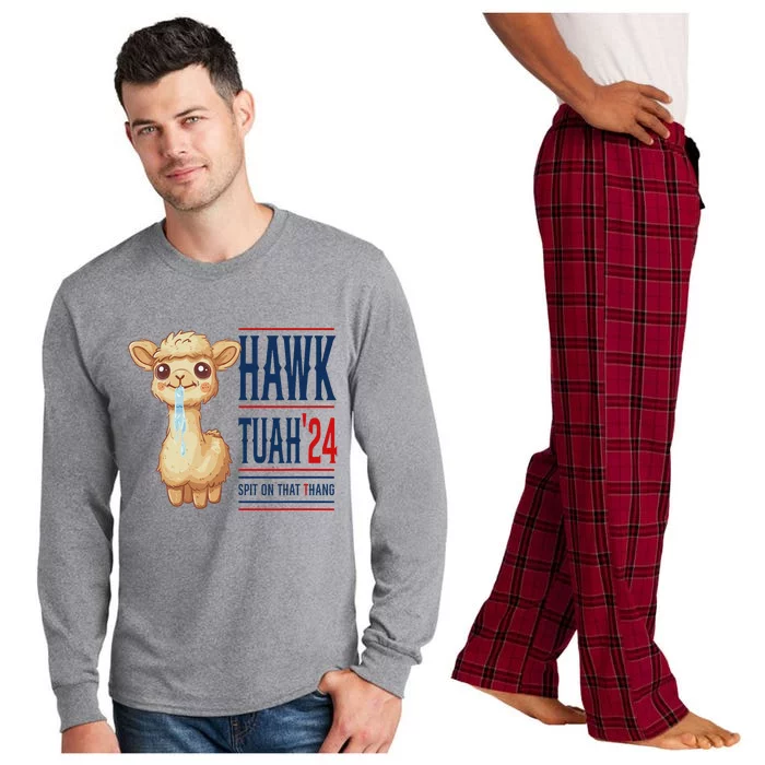 Hawk Tauh Llama 24 Presidential Candidate Long Sleeve Pajama Set