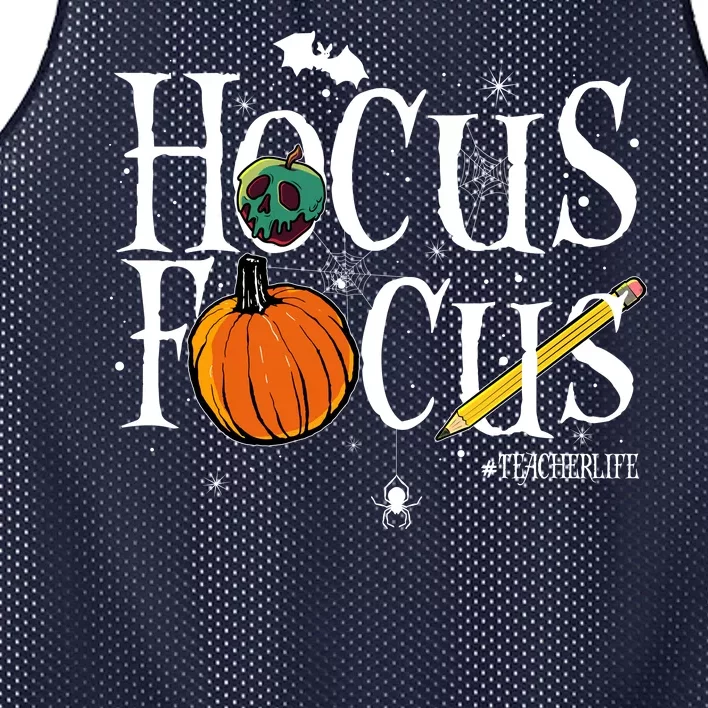 Halloween #Teacher Life Hocus Focus Mesh Reversible Basketball Jersey Tank