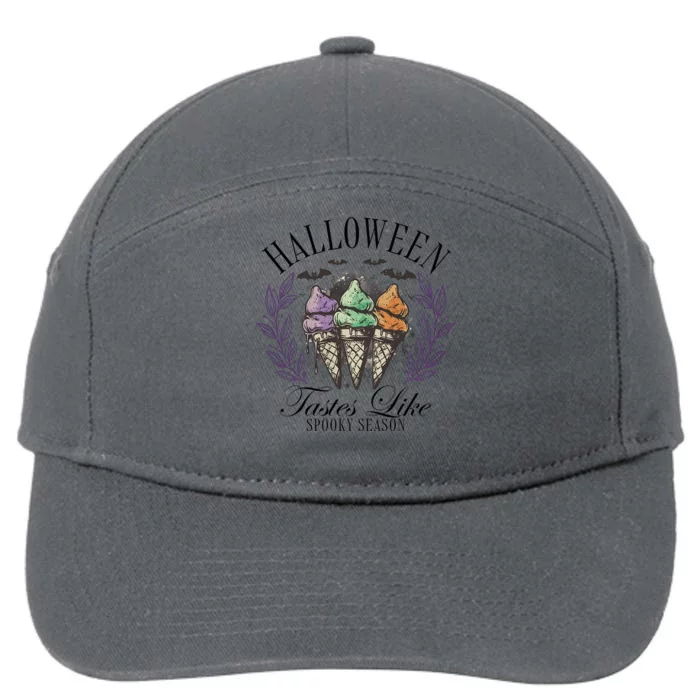 Halloween Tastes Like Spooky Season 7-Panel Snapback Hat