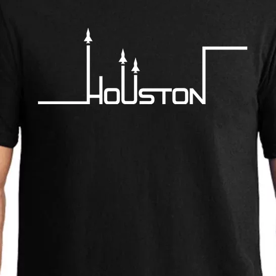 Houston Texas Lift Off Logo Pajama Set