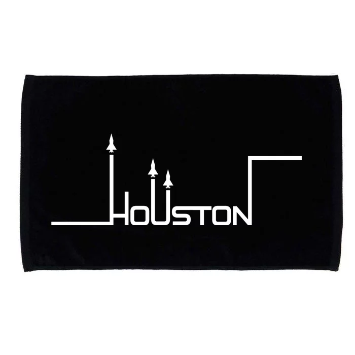 Houston Texas Lift Off Logo Microfiber Hand Towel