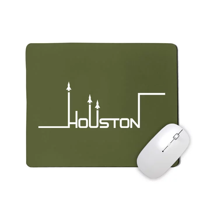 Houston Texas Lift Off Logo Mousepad