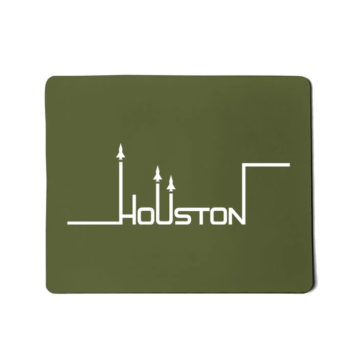 Houston Texas Lift Off Logo Mousepad