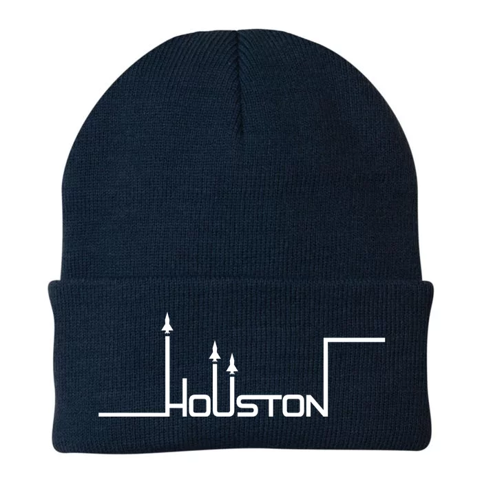 Houston Texas Lift Off Logo Knit Cap Winter Beanie