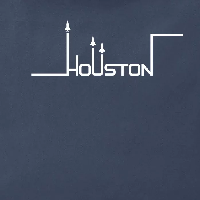 Houston Texas Lift Off Logo Zip Tote Bag