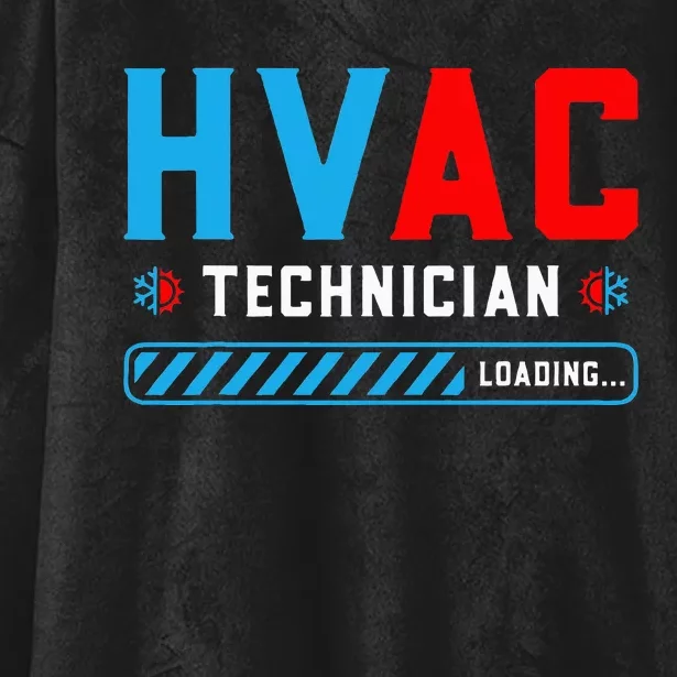 Hvac Tech Loading Future Hvac Tech Technician In Training Hooded Wearable Blanket