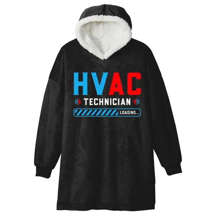 Hvac Tech Loading Future Hvac Tech Technician In Training Hooded Wearable Blanket