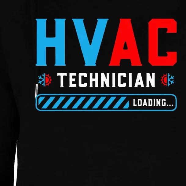 Hvac Tech Loading Future Hvac Tech Technician In Training Womens Funnel Neck Pullover Hood