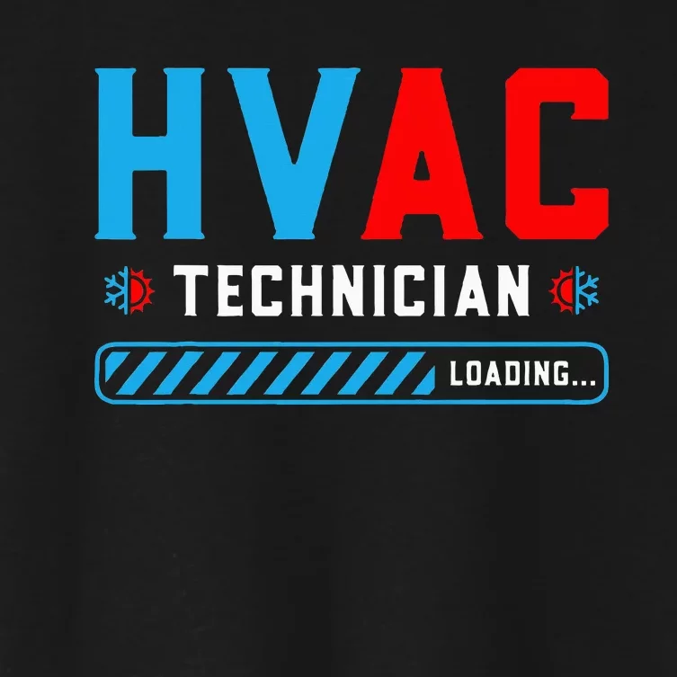 Hvac Tech Loading Future Hvac Tech Technician In Training Women's Crop Top Tee