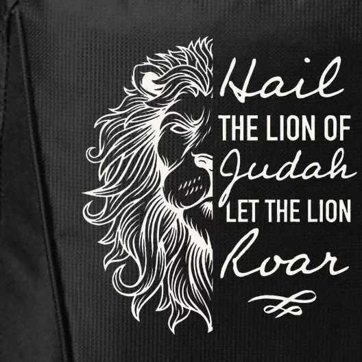 Hail The Lion Of Judah City Backpack