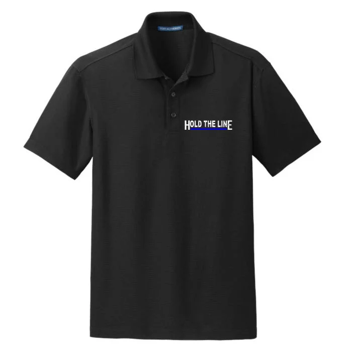 Hold The Line Quote Dry Zone Grid Performance Polo