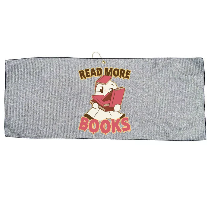 Halloween Teacher Librarian Boooks Ghosts Reading Book Gift Large Microfiber Waffle Golf Towel