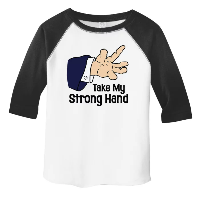 Halloween Take My Strong Hand Toddler Fine Jersey T-Shirt