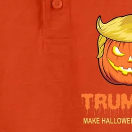 Halloween Trumpkin Make Halloween Great Again Dry Zone Grid Performance Polo