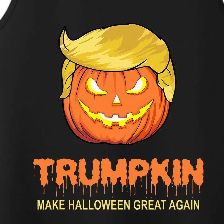 Halloween Trumpkin Make Halloween Great Again Performance Tank