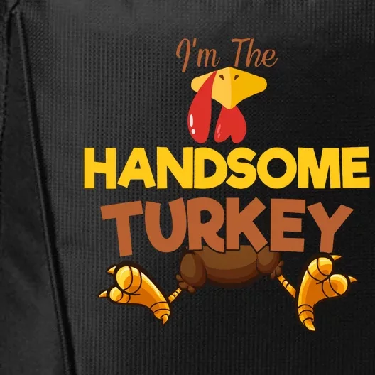 Handsome Turkey Matching Family Group Thanksgiving Gifts City Backpack