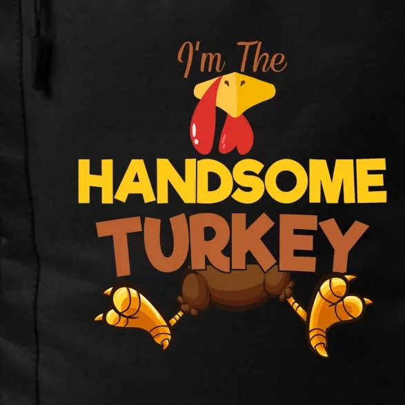 Handsome Turkey Matching Family Group Thanksgiving Gifts Daily Commute Backpack