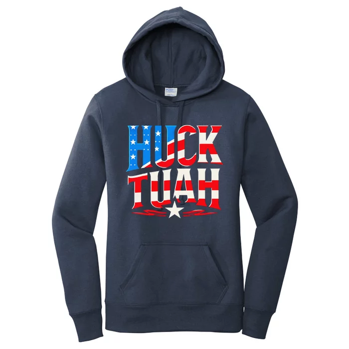 Hawk Tuah Meme Joke Design Women's Pullover Hoodie