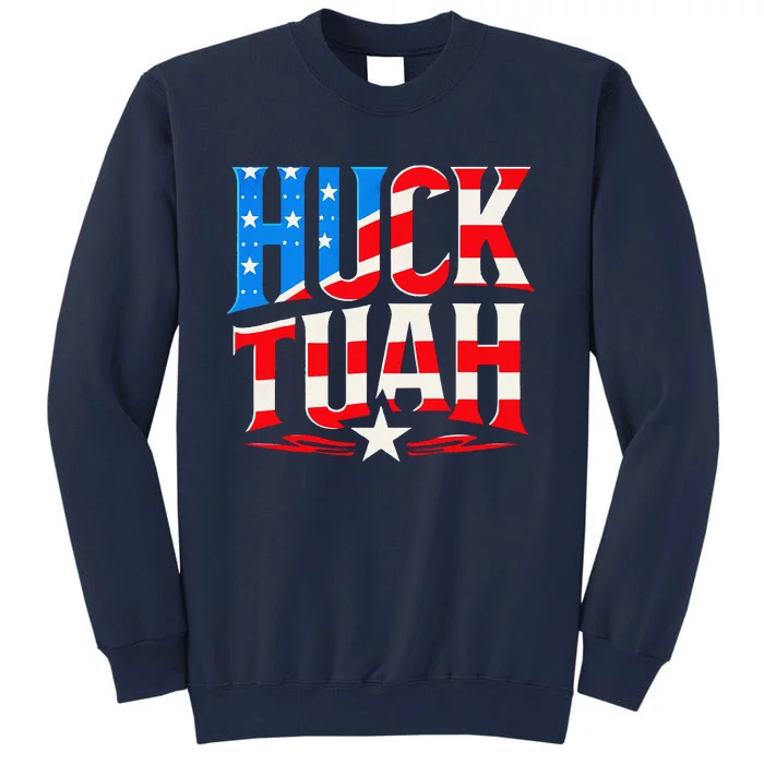 Hawk Tuah Meme Joke Design Tall Sweatshirt