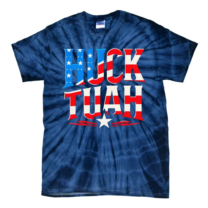 Hawk Tuah Meme Joke Design Tie-Dye T-Shirt