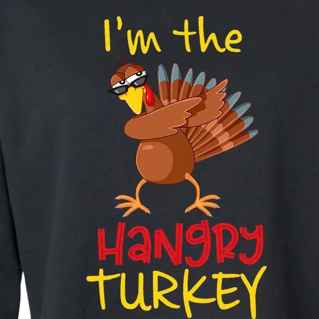 Hangry Turkey Matching Family Group Thanksgiving Party Cropped Pullover Crew