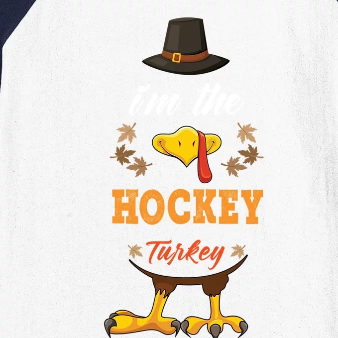 Hockey Turkey Matching Thanksgiving Outfits Couples Pjs Cool Gift Baseball Sleeve Shirt