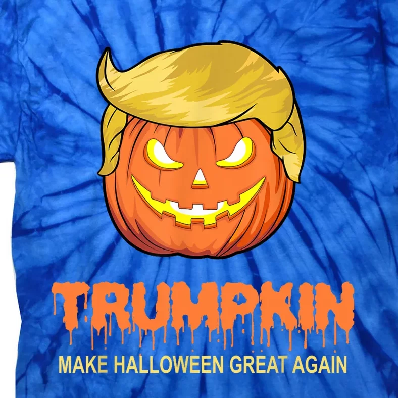 Halloween Trumpkin Make Halloween Great Again Tie-Dye T-Shirt