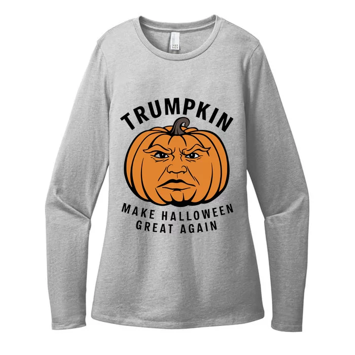 Halloween Trumpkin Make Halloween Great Again Womens CVC Long Sleeve Shirt