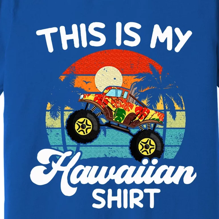 Hawaii This My Hawaiian Monster Truck Premium T-Shirt