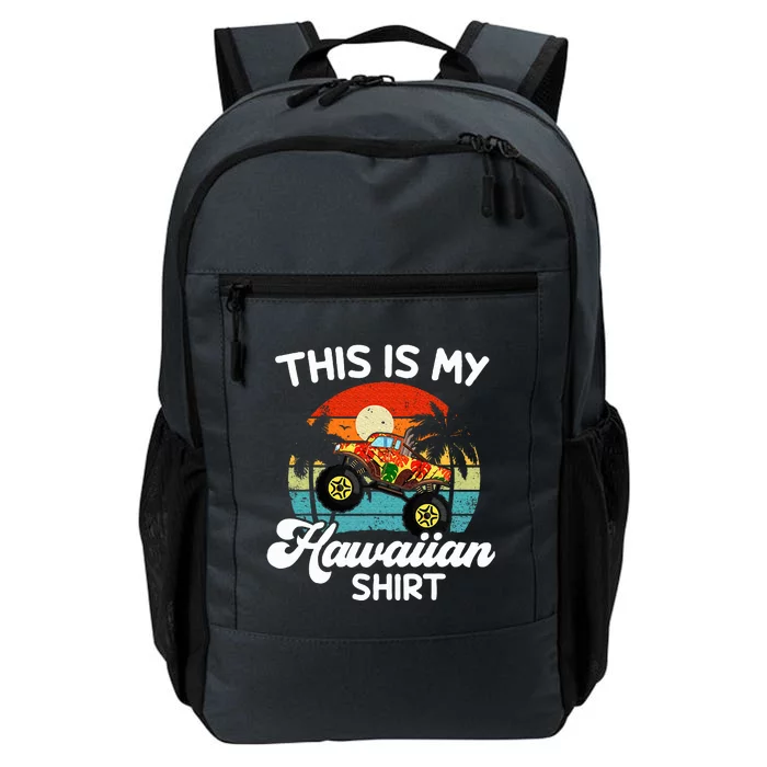 Hawaii This My Hawaiian Monster Truck Daily Commute Backpack