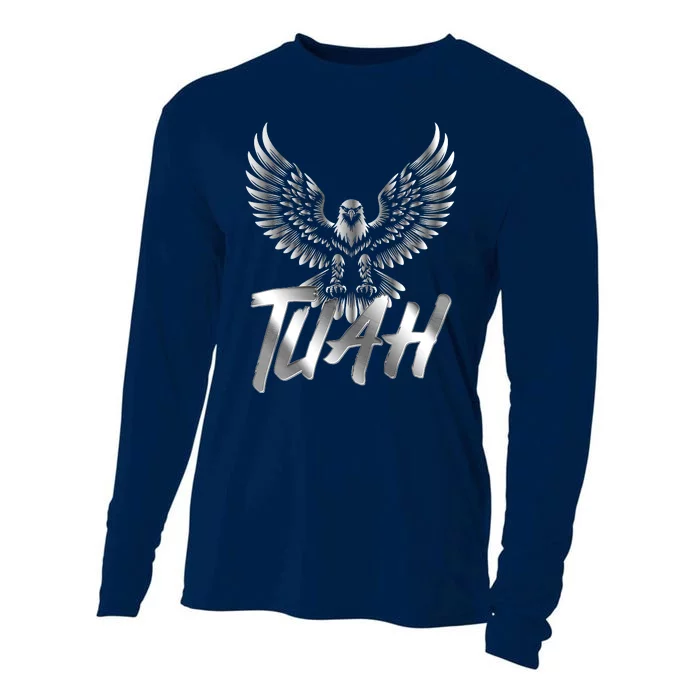 Hawk Tuah Metal Hawk Eagle Cooling Performance Long Sleeve Crew