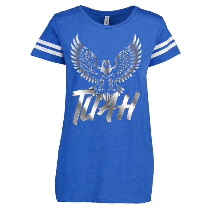 Hawk Tuah Metal Hawk Eagle Enza Ladies Jersey Football T-Shirt