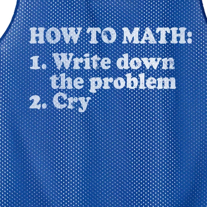 How To Math Write Down The Problem And Cry Mesh Reversible Basketball Jersey Tank