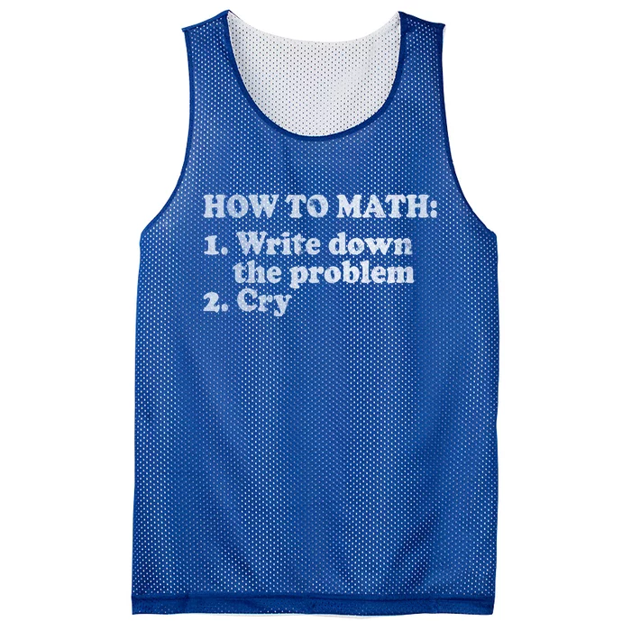 How To Math Write Down The Problem And Cry Mesh Reversible Basketball Jersey Tank