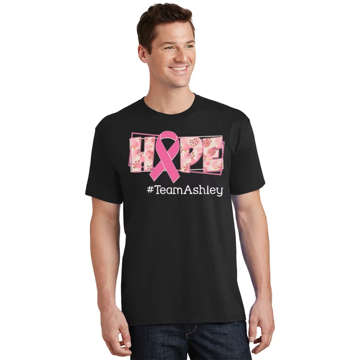 Personalized Hope Breast Cancer Team Name And Number Baseball Jersey