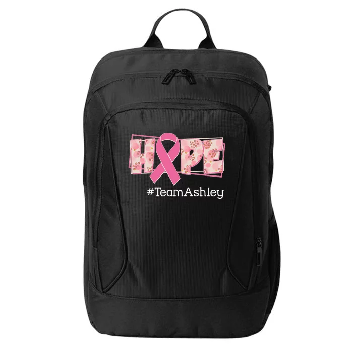 Hope Team Name Custom Breast Cancer Awareness City Backpack