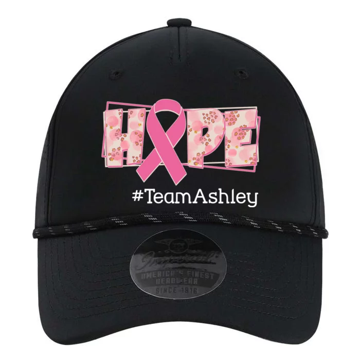 Hope Team Name Custom Breast Cancer Awareness Performance The Dyno Cap