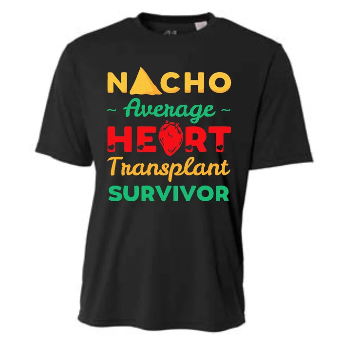 Heart Transplant Nacho Lover Survivor Cardiac Orthotopic Cooling Performance Crew T-Shirt