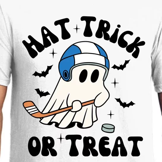 Hat Trick Or Treat Hilarious Hockey Halloween Family Pajama Set