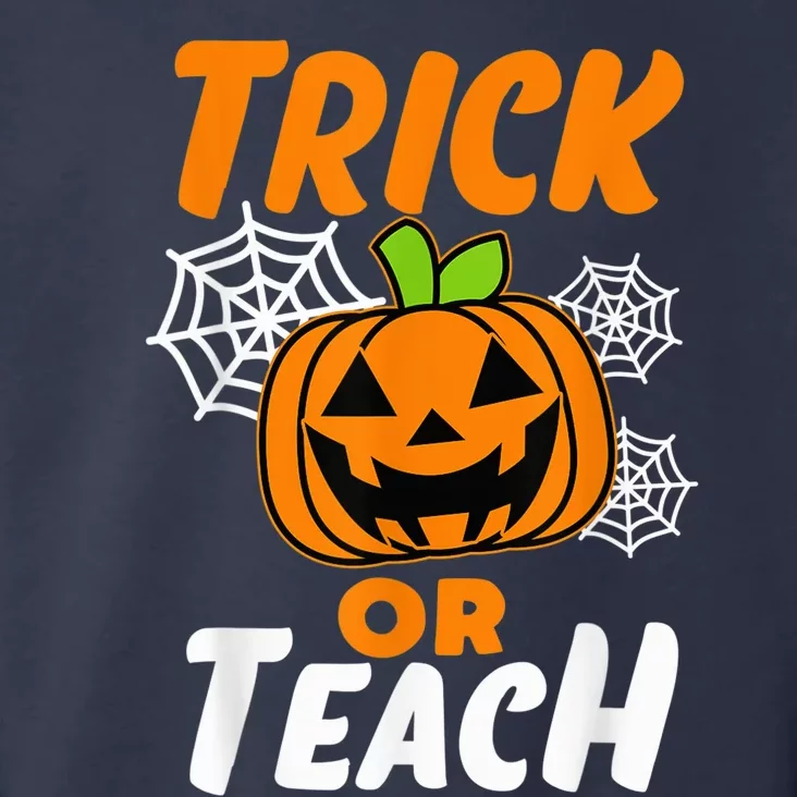 Halloween Trick or Teach Pumpkin Teacher Toddler Hoodie