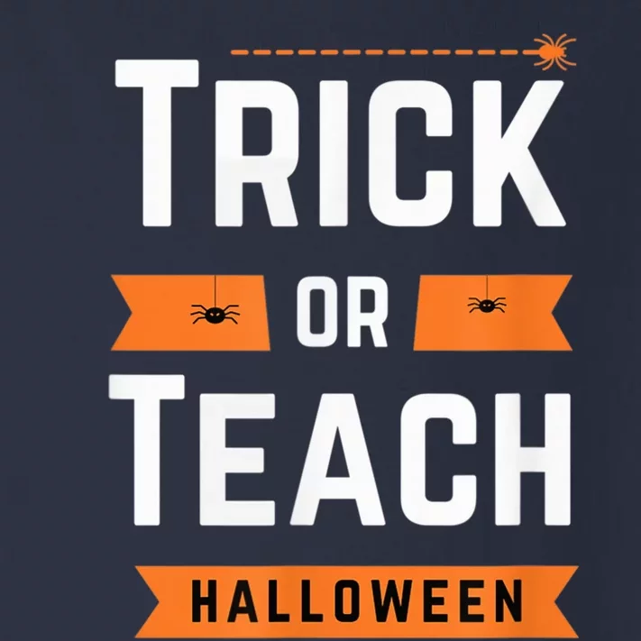 Halloween Trick Or Teach Spider Teacher  Wo Graphic Toddler Long Sleeve Shirt