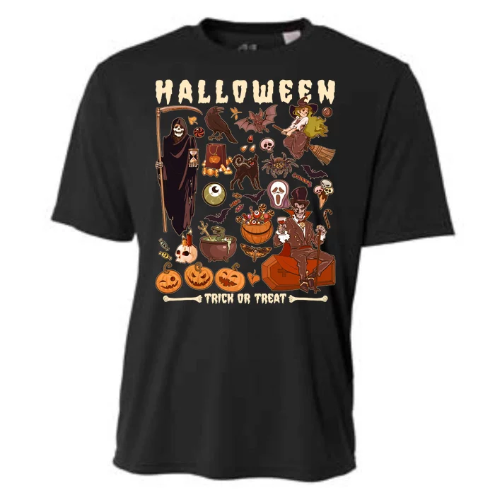 Halloween Trick Or Treat Cooling Performance Crew T-Shirt