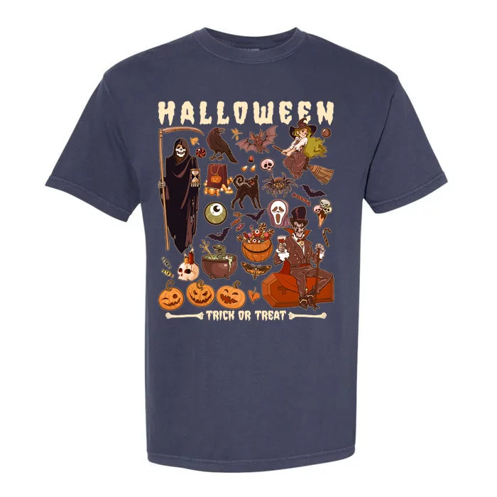 Halloween Trick Or Treat Garment-Dyed Heavyweight T-Shirt