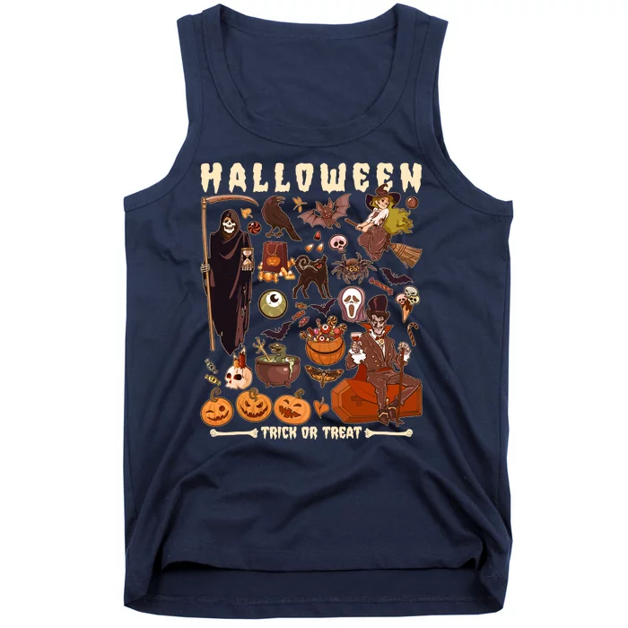 Halloween Trick Or Treat Tank Top