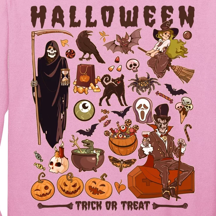 Halloween Trick Or Treat Long Sleeve Shirt